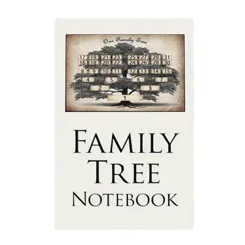 Protėvių įrašų knygos genealogijos žurnalas Šeimos medžio sąsiuvinis protėvių prisiminimams Sklandus rašymas Aiškus spausdinimas Prasminga dovana
