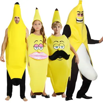 Seksualus vaisių bananų kostiumas Helovino scenos kostiumas Baras Vestuvių karnavalas Vienišių dienos vakarėlis Suaugusiųjų šokių kostiumas Naujųjų metų vakarėlis