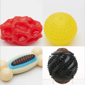Silikoninis interaktyvus kramtomasis žaislų kamuolys naminiams gyvūnėliams, dantų valymas, dantų šlifavimas, naminių gyvūnėlių priedai, šunų kramtomasis žaislas