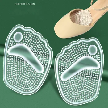 Silikono gelis Priekinis kojų vidpadis Batų pagalvėlės Aukštakulniai minkšti ortopediniai vidpadžiai Neslystanti pėdų apsauga Pėdų pagalvėlės Skausmo malšinimas