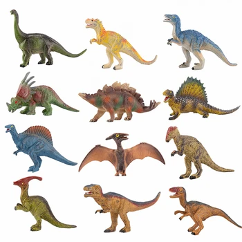 Simuliacija Juros periodo dinozaurų figūrėlės Modelio veiksmo figūros Juros periodo pasaulis Plastikiniai gyvūnai Romanas Vaikai Žaislai C64W