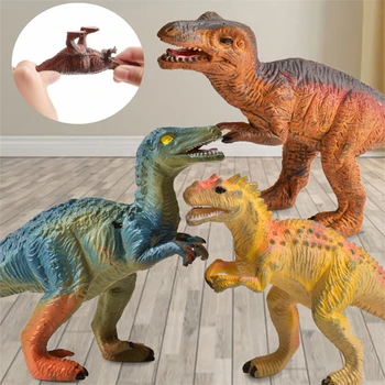 Simuliacija Juros periodo dinozaurų figūrėlės Modelio veiksmo figūros Juros periodo pasaulis Plastikiniai gyvūnai Romanas Vaikai Žaislai C64W 3