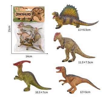 Simuliacija Juros periodo dinozaurų figūrėlės Modelio veiksmo figūros Juros periodo pasaulis Plastikiniai gyvūnai Romanas Vaikai Žaislai C64W 4