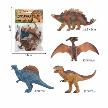 Simuliacija Juros periodo dinozaurų figūrėlės Modelio veiksmo figūros Juros periodo pasaulis Plastikiniai gyvūnai Romanas Vaikai Žaislai C64W 5