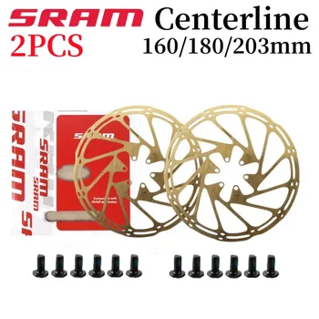 SRAM 2PCS centrinės linijos stabdžių diskas 160mm 180mm 203mm hidraulinis diskinis stabdžių rotorius nerūdijančio plieno kalnų dviračių stabdžių rotoriaus MTB dalys