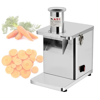svogūnų/ridikėlių/melionų/bulvių pjaustymo pjaustymo staklės elektrinė daržovių vaisių pjaustymo mašina