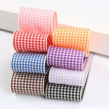 Swallow Gird Color Ribbon Double Face Grosgrain Tape For Hair Bow Christmas Decorations Gift Wrap Craft Supplies 50Yards