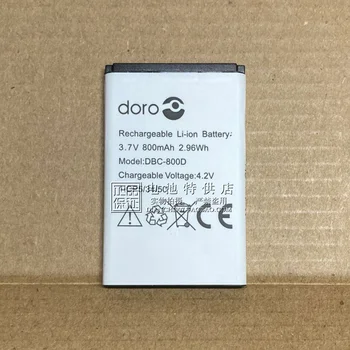 Tinka doro DBC-800D telefono baterijai 3.7V 800mAh 2.96Wh išorinis įkrovimo skydelis