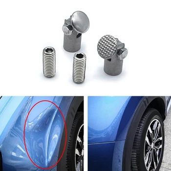 Universal Head Car Auto Dent Repair Pad Iron Fererable Switchover Head Stumdom Rod Plug Dent taisymo įrankis 2Pcs/Set 4
