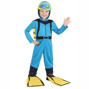 Vaikai Helovinas Naujas naras Cosplay apranga Profesionalus nardymas Cosplay kombinezonas Vaikų vakarėlio scenos kostiumai