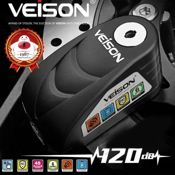VEISON motociklų signalizacijos stabdžių diskų užraktas gts Px Sprint Lx Benelli Honda Dio Pcx Reble Mp3 Suzuki Yamaha YZF MT