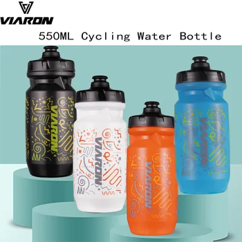 VIARON 550ML Plento dviračių vandens butelio nuotėkiui atsparus dviračio laikiklis Geriamasis MTB kalnų dviračio sportinis dulkėms atsparus puodelis nešiojamas