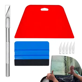 Wallpaper Application Kit Hand Tool Application Kits Portable Vehicle Window Tint Film Tools for Car Soundproofing Mats