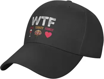 WTF Vynas Turkija Šeimos skrybėlė Reguliuojamas juokingas mados kasketas vyrams moterims