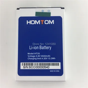 YCOOLY 100% Originali baterija HOMTOM HT20 / HT20 Pro baterija 3000mAh Originali kokybėOriginali kokybė
