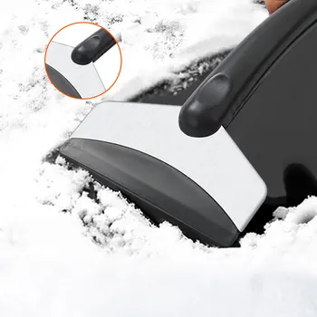 Žiemos automobilis Sniego kastuvas Daugiafunkcis universalus Priekinio stiklo atitirpinimas Ledo grandiklio įrankis Automobilių priedai Stiklo sniego valymo įrankiai